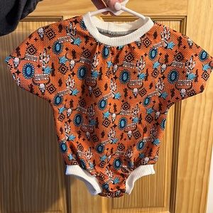 Handmade HOWDY Romper. 3-6 months. NEW.